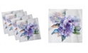 Ambesonne Watercolor Set of 4 Napkins, 12" x 12"